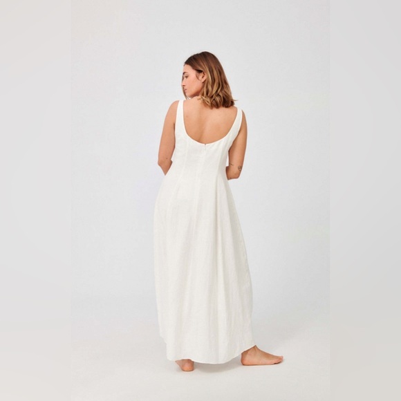 MARA HOFFMAN Perdita Dress in White - Picture 3 of 10